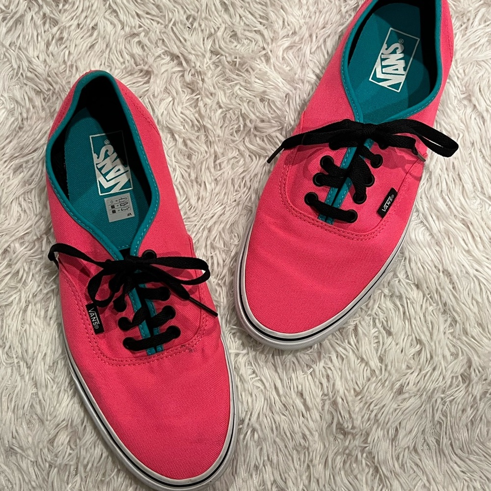 Hot pink vintage style Vans sneakers 90s - Picture 1 of 7